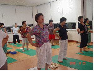 찾아가는 평생학습 맞춤강좌-수원노송하숙정보센터 생활요가 강습 1번 이미지
